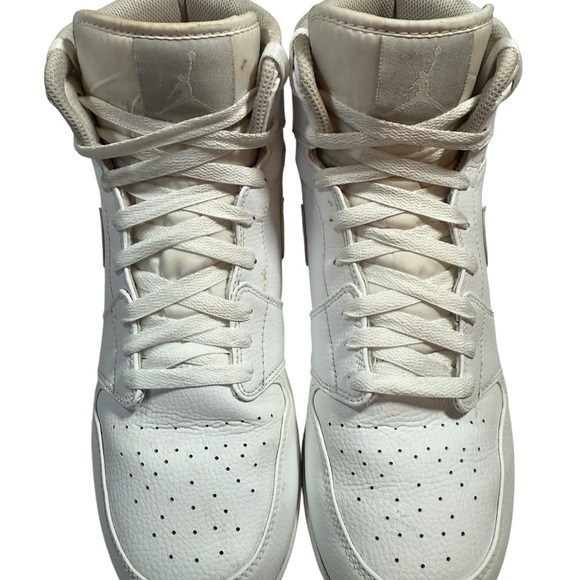 Nike Air Jordan White and Gray Athletic Shoes - Picture 2 of 16